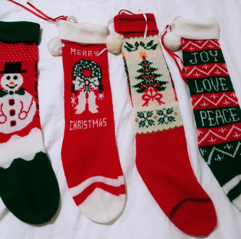 Christmas stockings. Set of 4